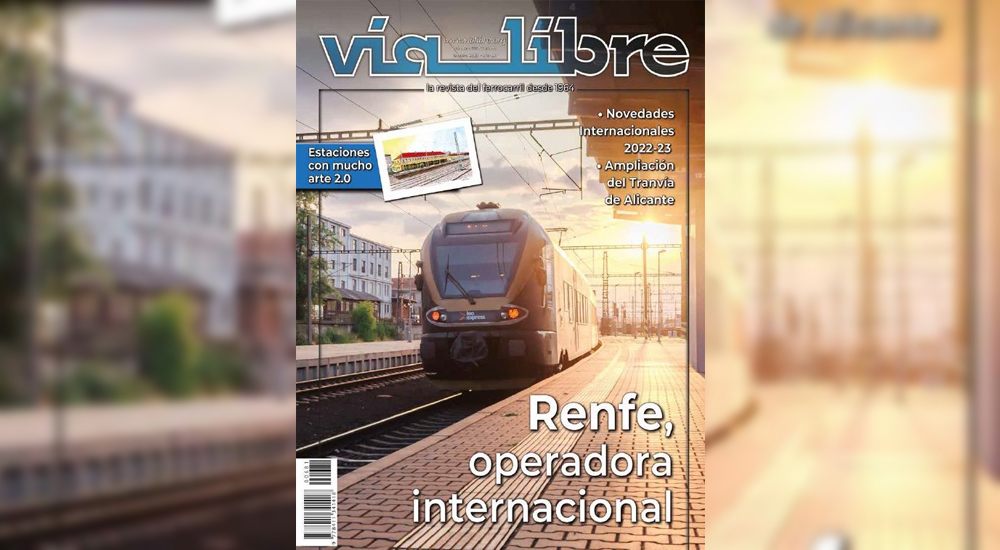 La internacionalizacin de Renfe, portada del Va Libre de febrero